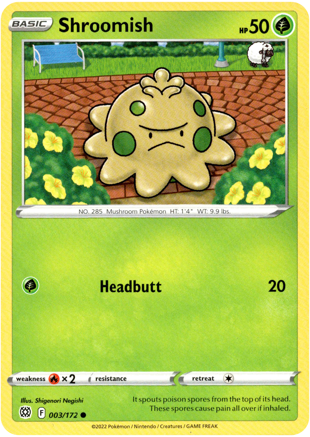 Shroomish - 003/172 - Brilliant Stars - Card Cavern