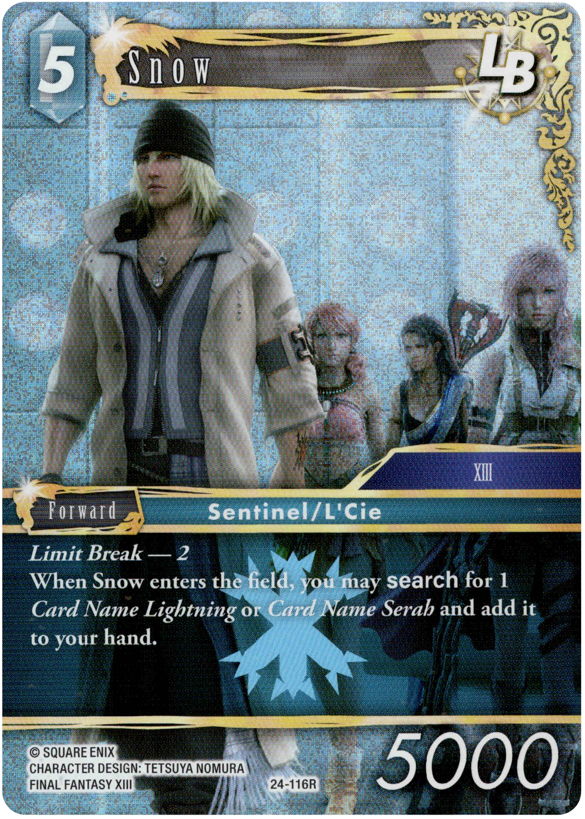 Snow - 24-116R - Hidden Legends - Foil - Card Cavern