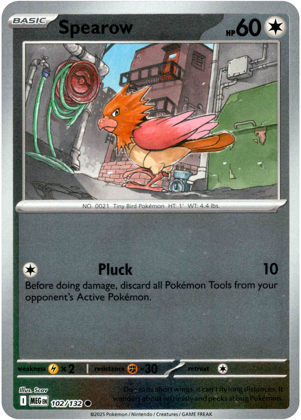 Spearow - 102/132 - Mega Evolution