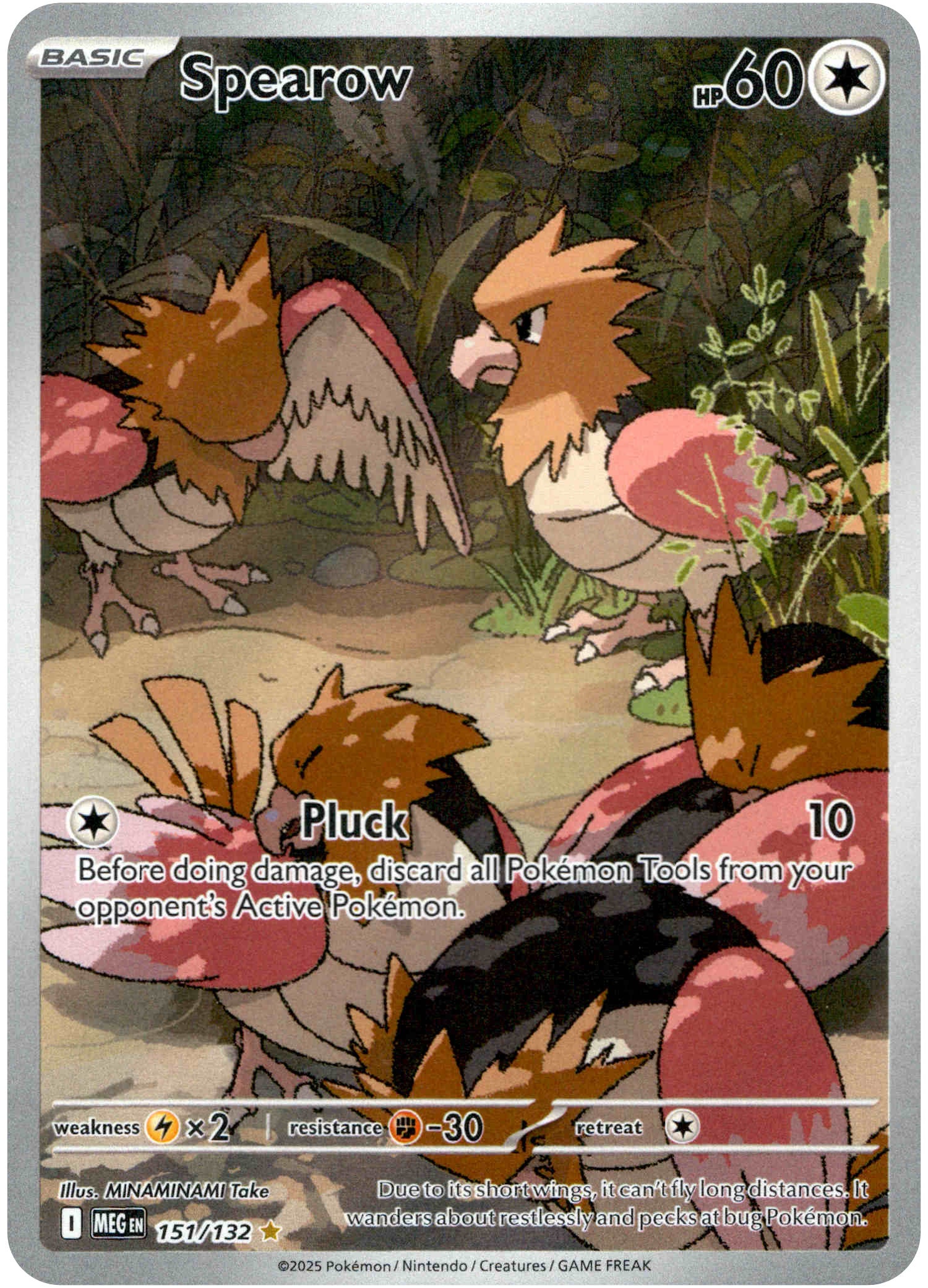 Spearow - 151/132 - Mega Evolution - Holo - Card Cavern