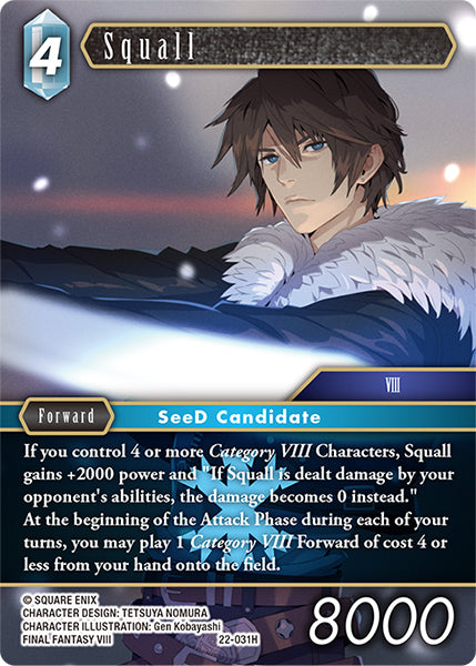 Squall - 22-031H - Hidden Hope - Card Cavern