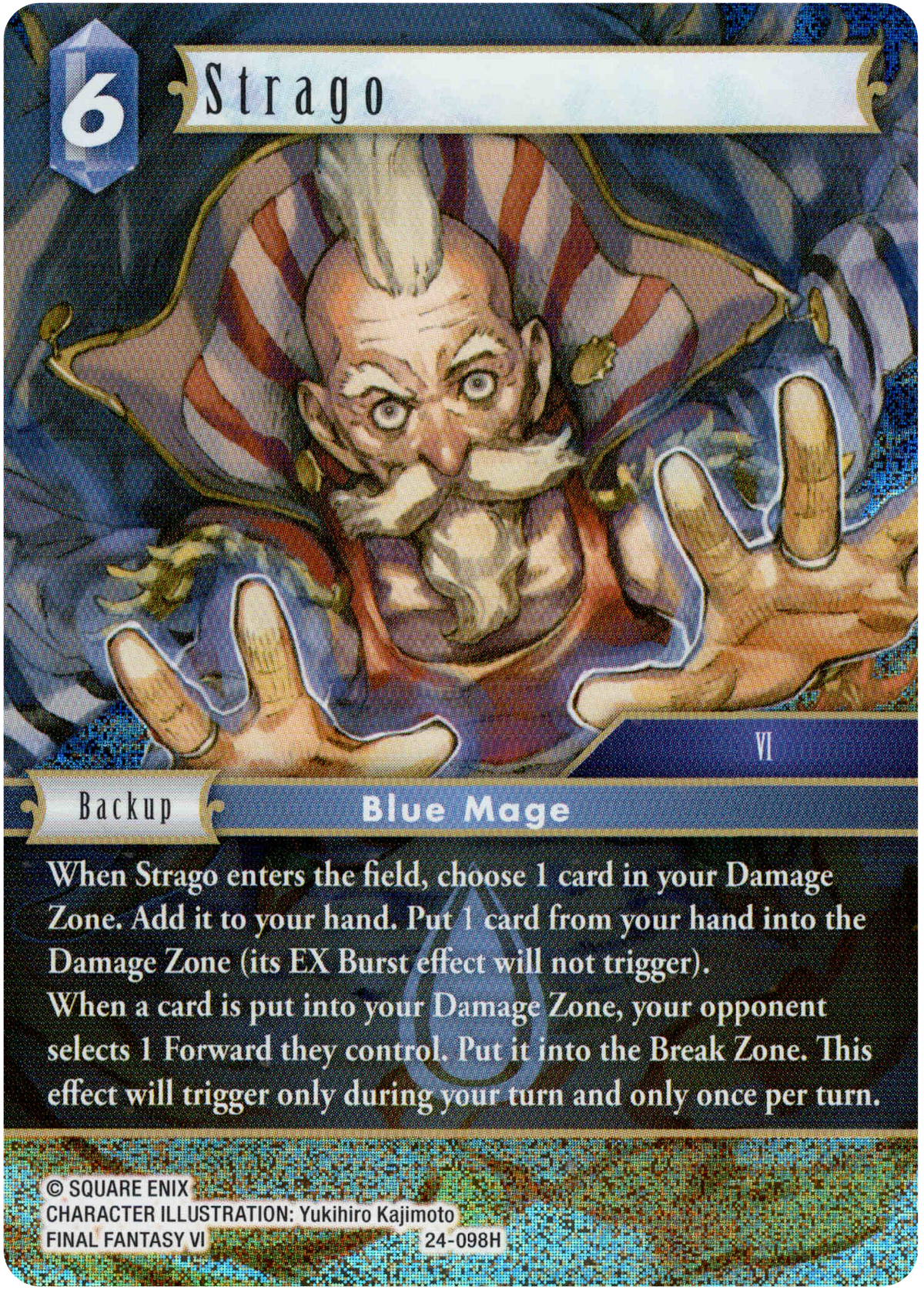 Strago - 24-098H - Hidden Legends - Foil - Card Cavern