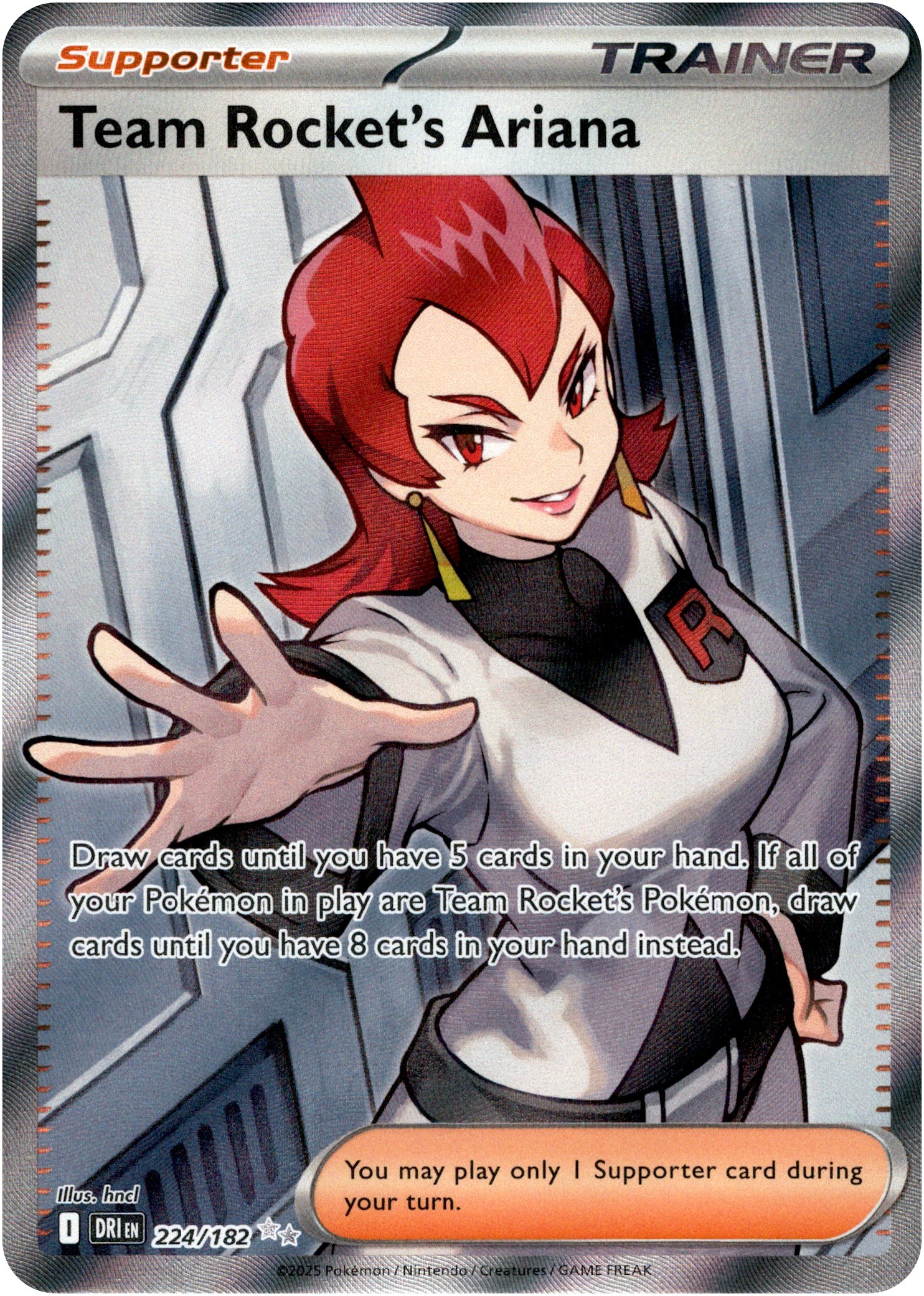 Team Rocket's Ariana - 224/182 - Destined Rivals - Holo - Card Cavern