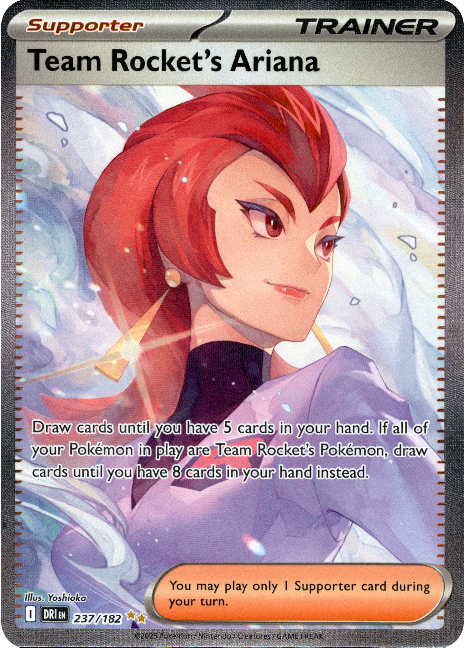 Team Rocket's Ariana - 237/182 - Destined Rivals - Holo - Card Cavern