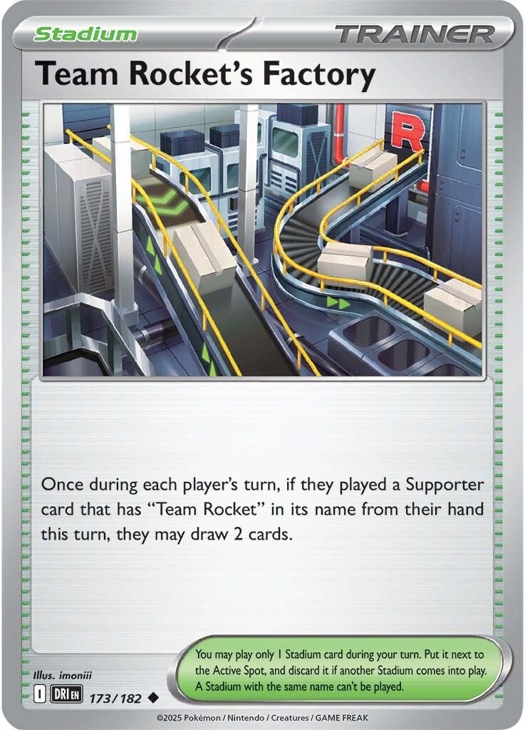 Team Rocket's Factory - 173/182 - Destined Rivals - Card Cavern