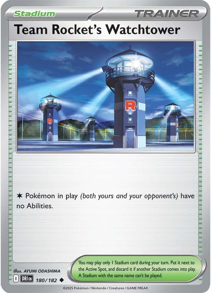 Team Rocket's Watchtower - 180/182 - Destined Rivals - Card Cavern