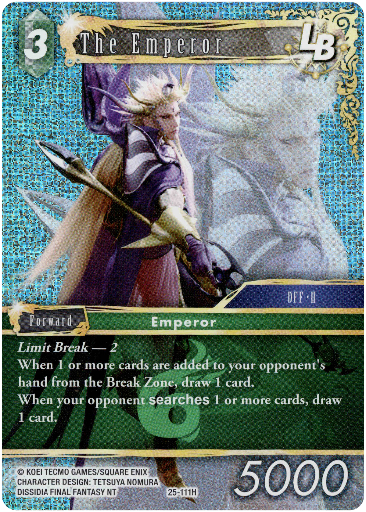 The Emperor LB - 25-111H - Tears of the Planet - Foil - Card Cavern