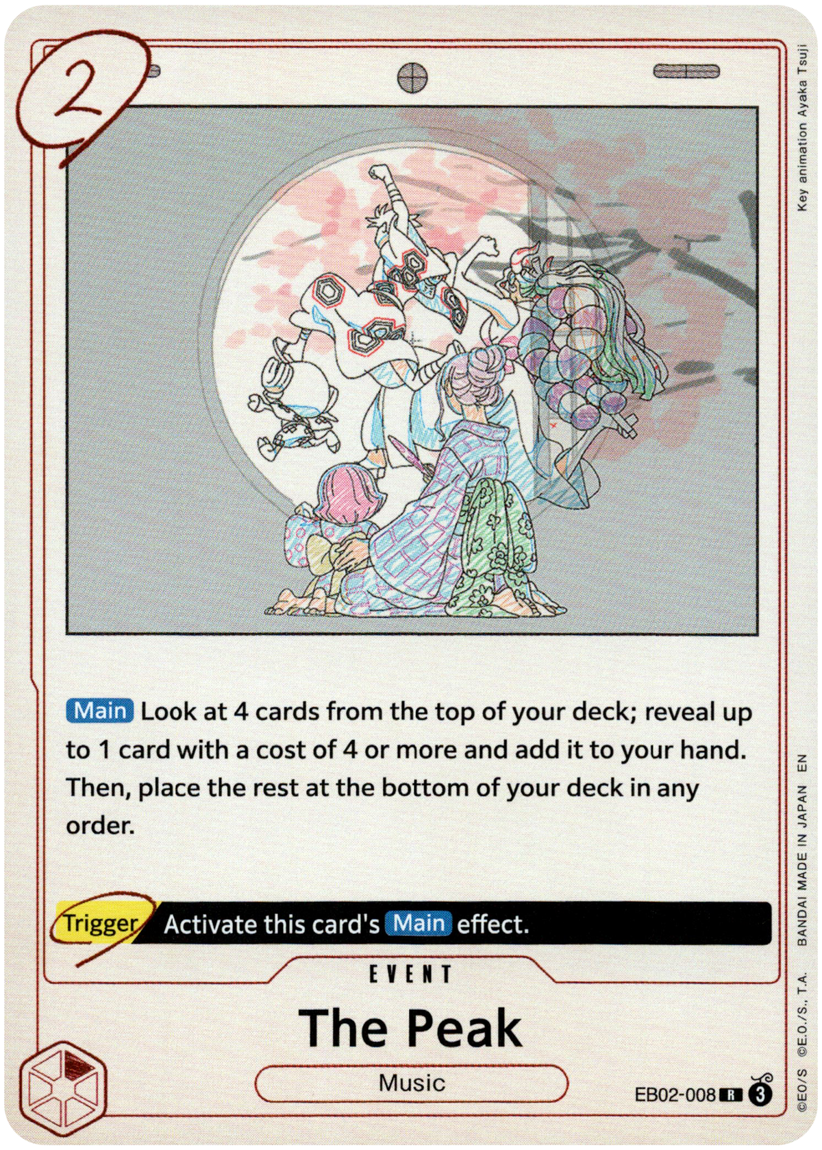 The Peak - EB02-008 R - Anime 25th Collection - Card Cavern