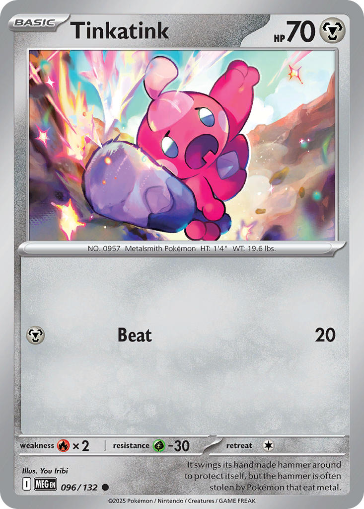Tinkatink - 096/132 - Mega Evolution - Card Cavern
