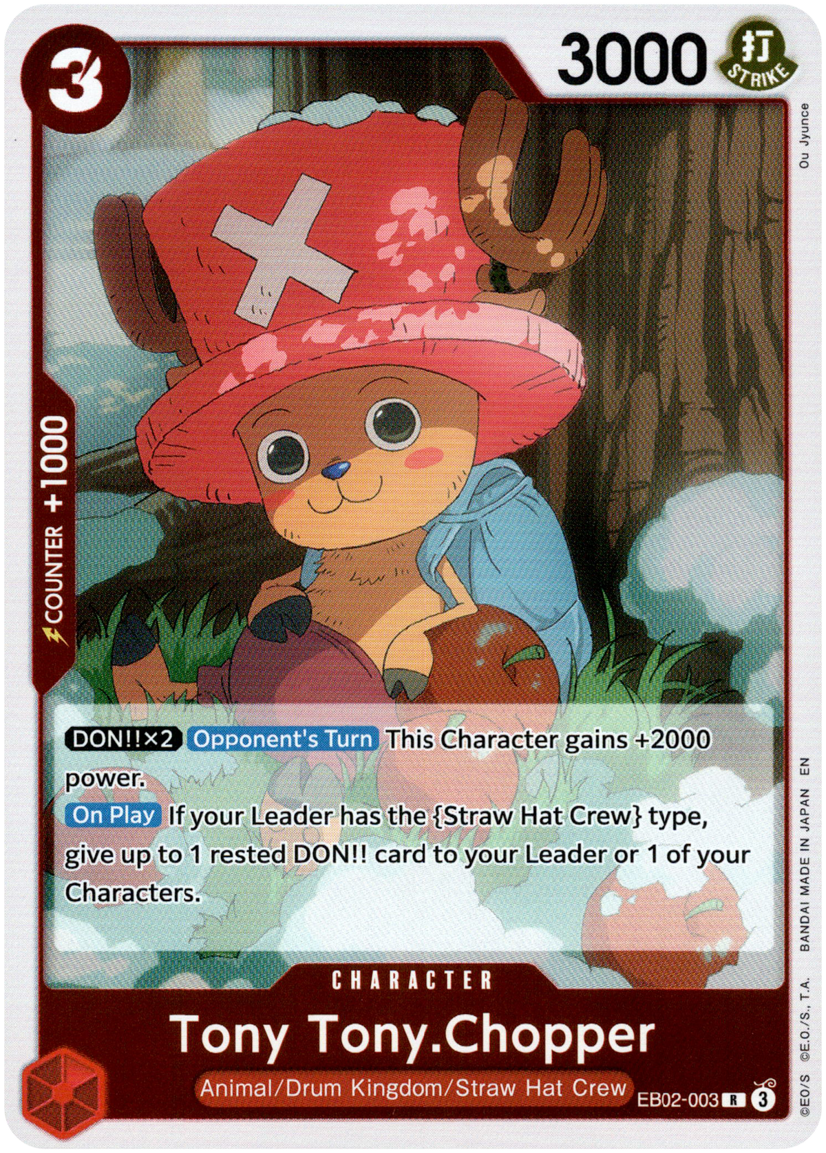 Tony Tony.Chopper - EB02-003 R - Anime 25th Collection - Foil - Card Cavern