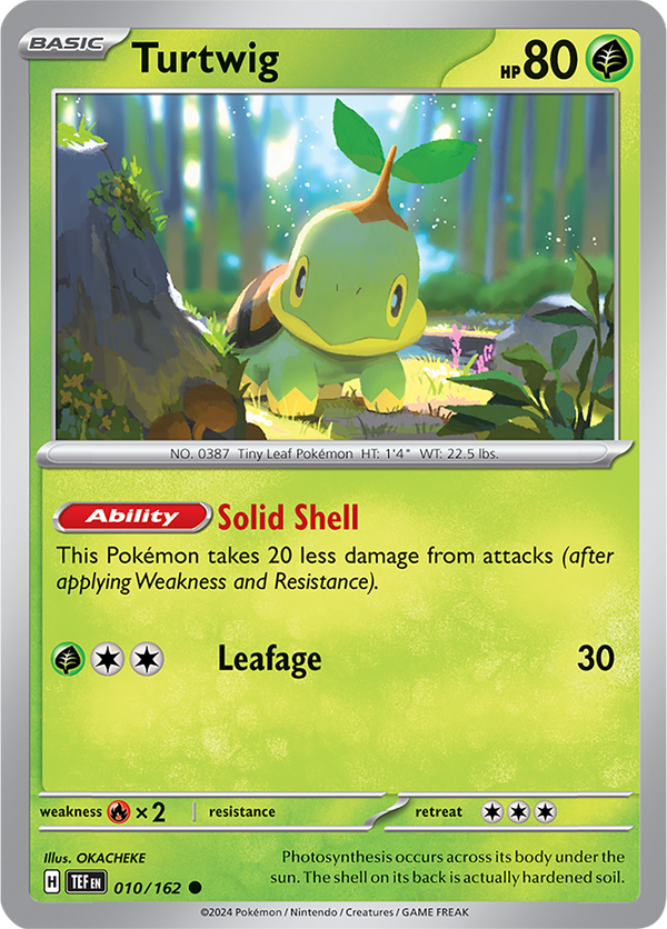Turtwig - 010/162 - Temporal Forces - Card Cavern
