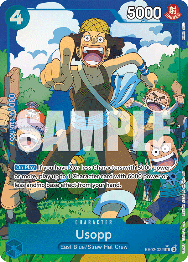 Usopp Alternate Art - EB02-022 R - Anime 25th Collection - Foil - Card Cavern