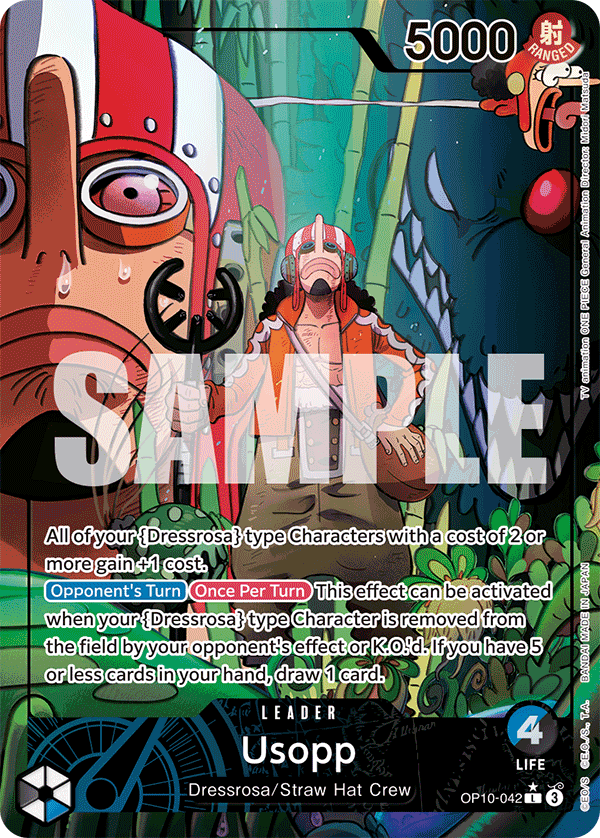 Usopp (Parallel) - OP10-042 L - Royal Blood - Foil - Card Cavern