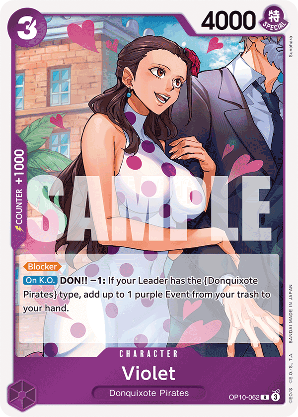 Violet - OP10-062 R - Royal Blood - Foil - Card Cavern