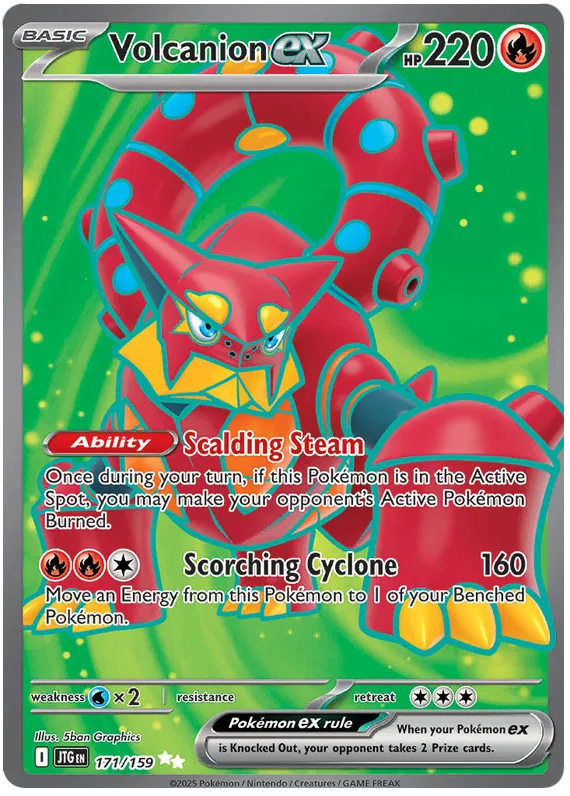Volcanion ex - 171/159 - Journey Together - Holo - Card Cavern