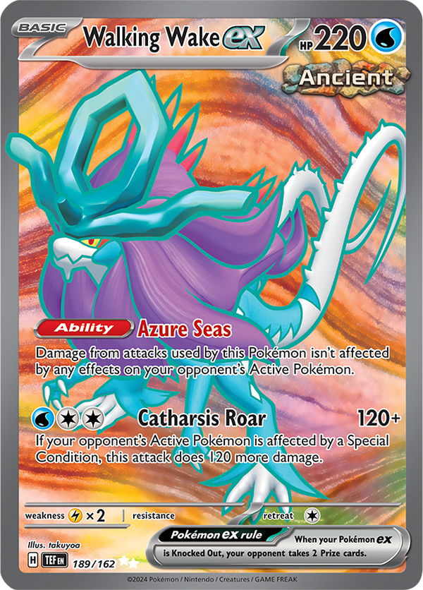 Walking Wake ex - 189/162 - Temporal Forces - Holo - Card Cavern