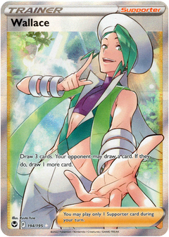 Wallace Full Art - 194/195 - Silver Tempest - Card Cavern