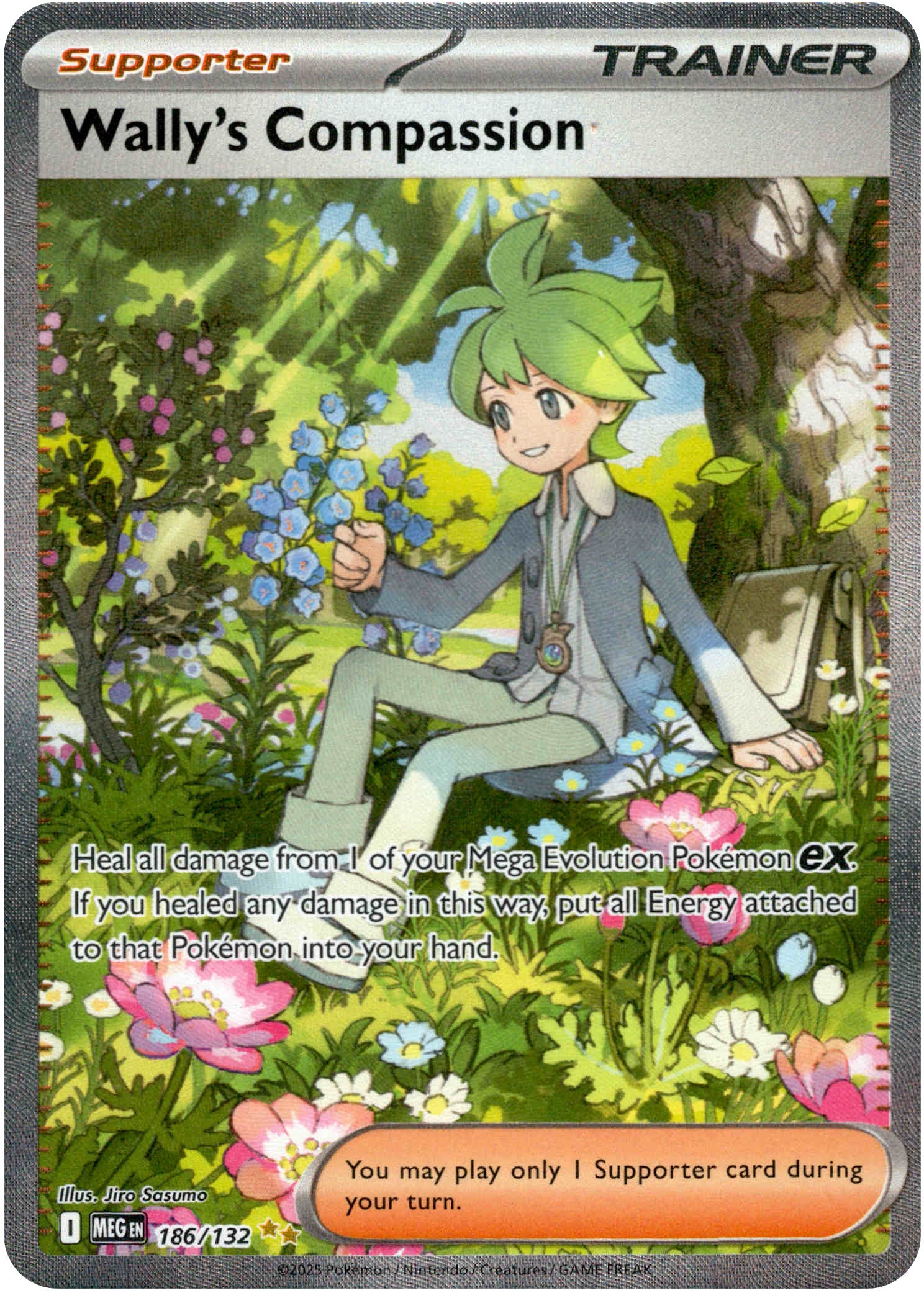 Wally's Compassion - 186/132 - Mega Evolution - Holo - Card Cavern