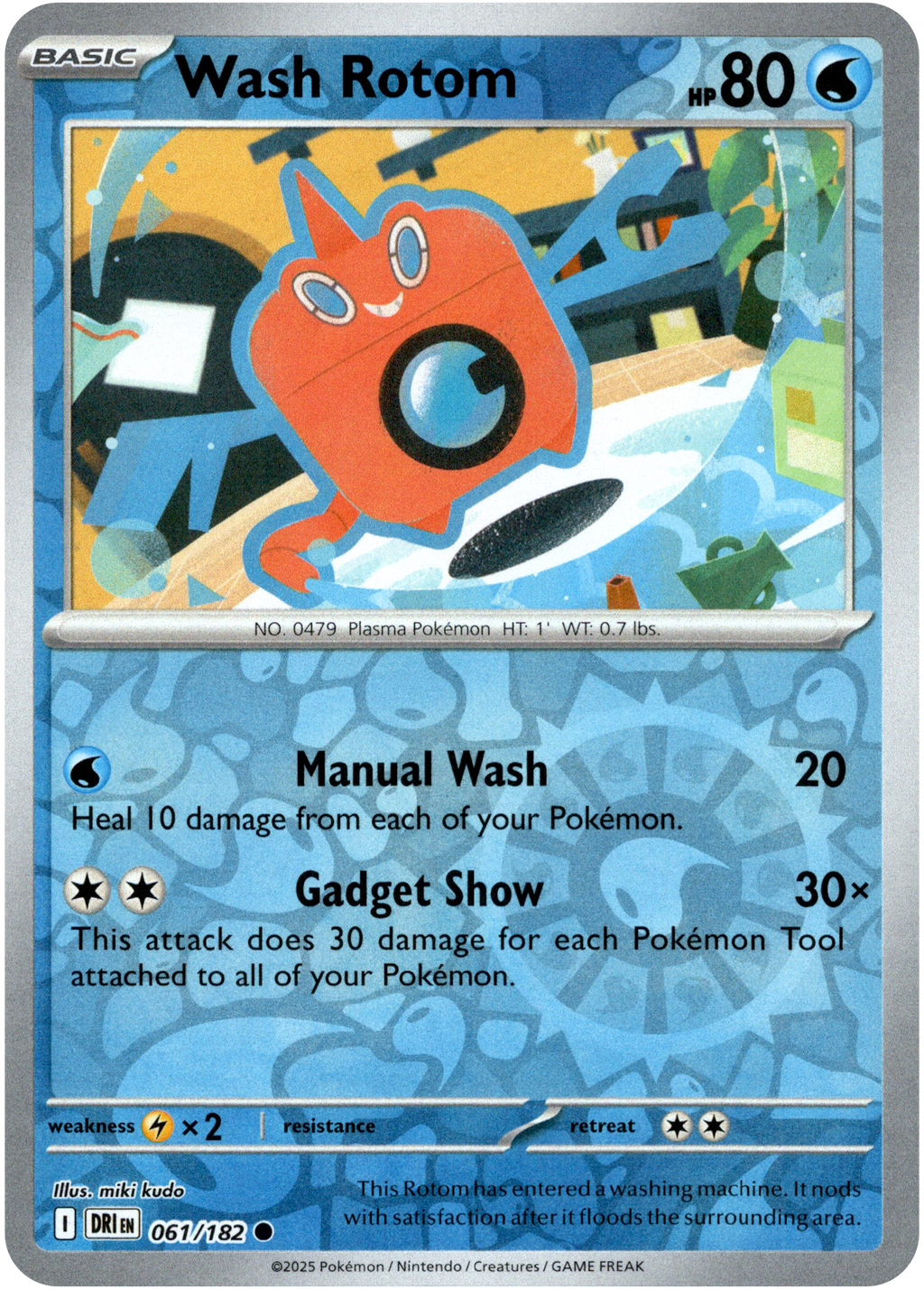 Wash Rotom - 061/182 - Destined Rivals