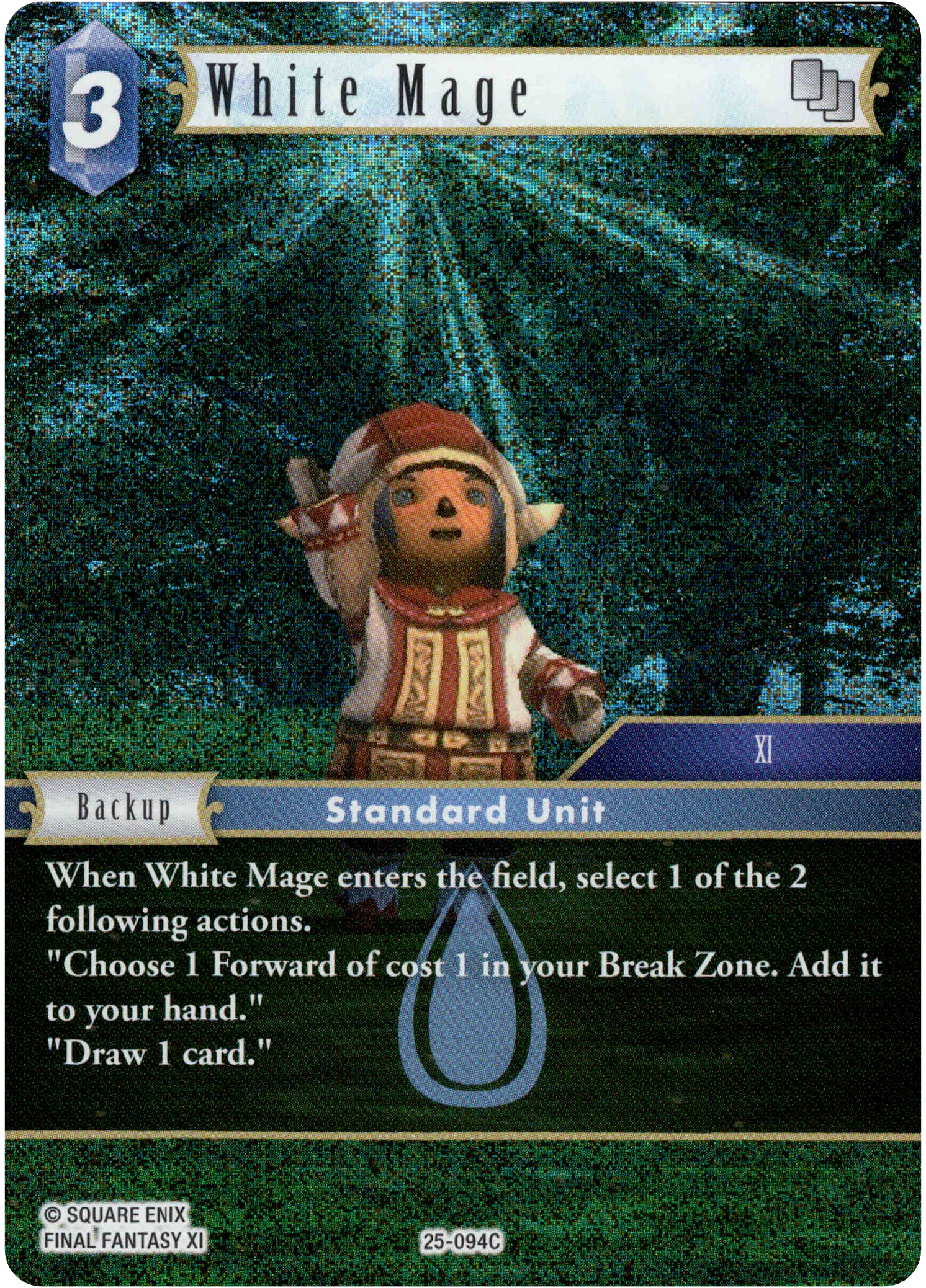 White Mage - 25-094C - Tears of the Planet - Foil - Card Cavern