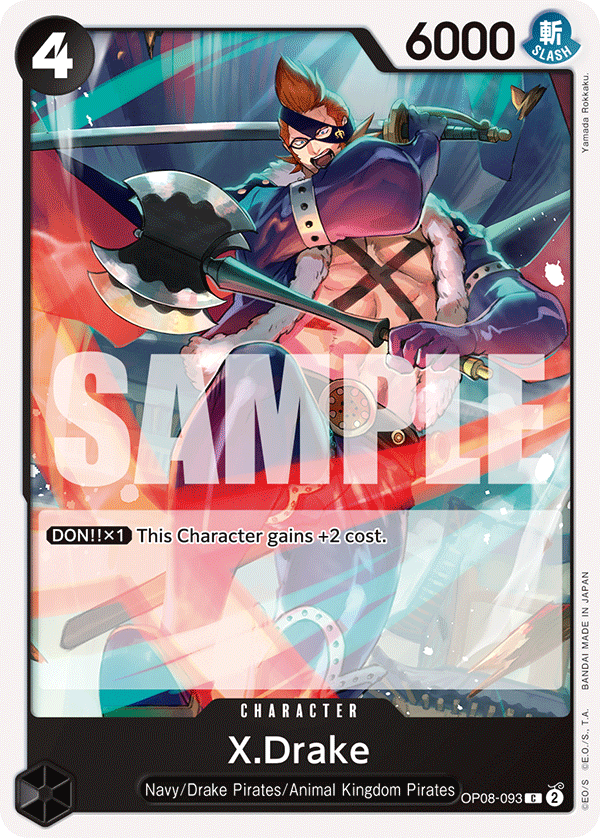 X.Drake - OP08-093 C - Two Legends - Card Cavern