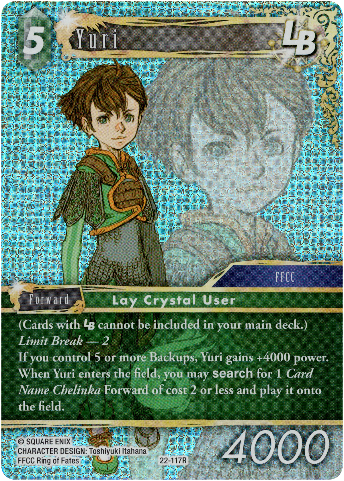 Yuri LB - 22-117R - Hidden Hope - Foil - Card Cavern