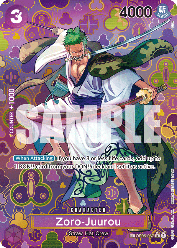 Zoro-Juurou (SP) - OP05-067 R - Emperors in the New World - Foil