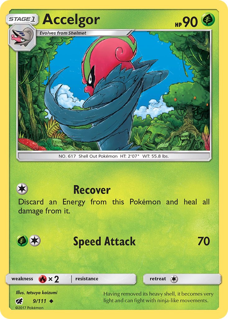 Accelgor - 9/111 - Crimson Invasion - Card Cavern