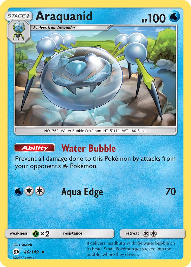 Araquanid - 46/149 - Sun & Moon - Card Cavern