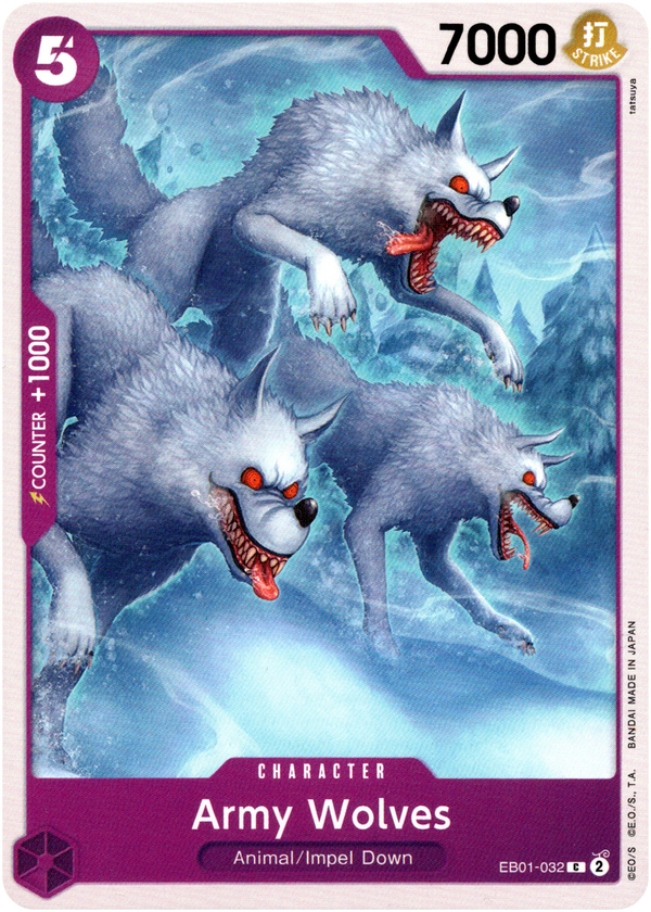 Army Wolves - EB01-032C - Memorial Collection - Card Cavern