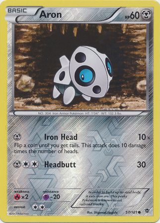 Aron - 57/101 - Plasma Blast - Reverse Holo - Card Cavern