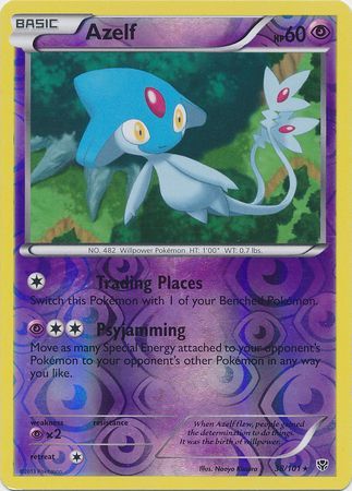 Azelf - 38/101 - Plasma Blast - Reverse Holo - Card Cavern