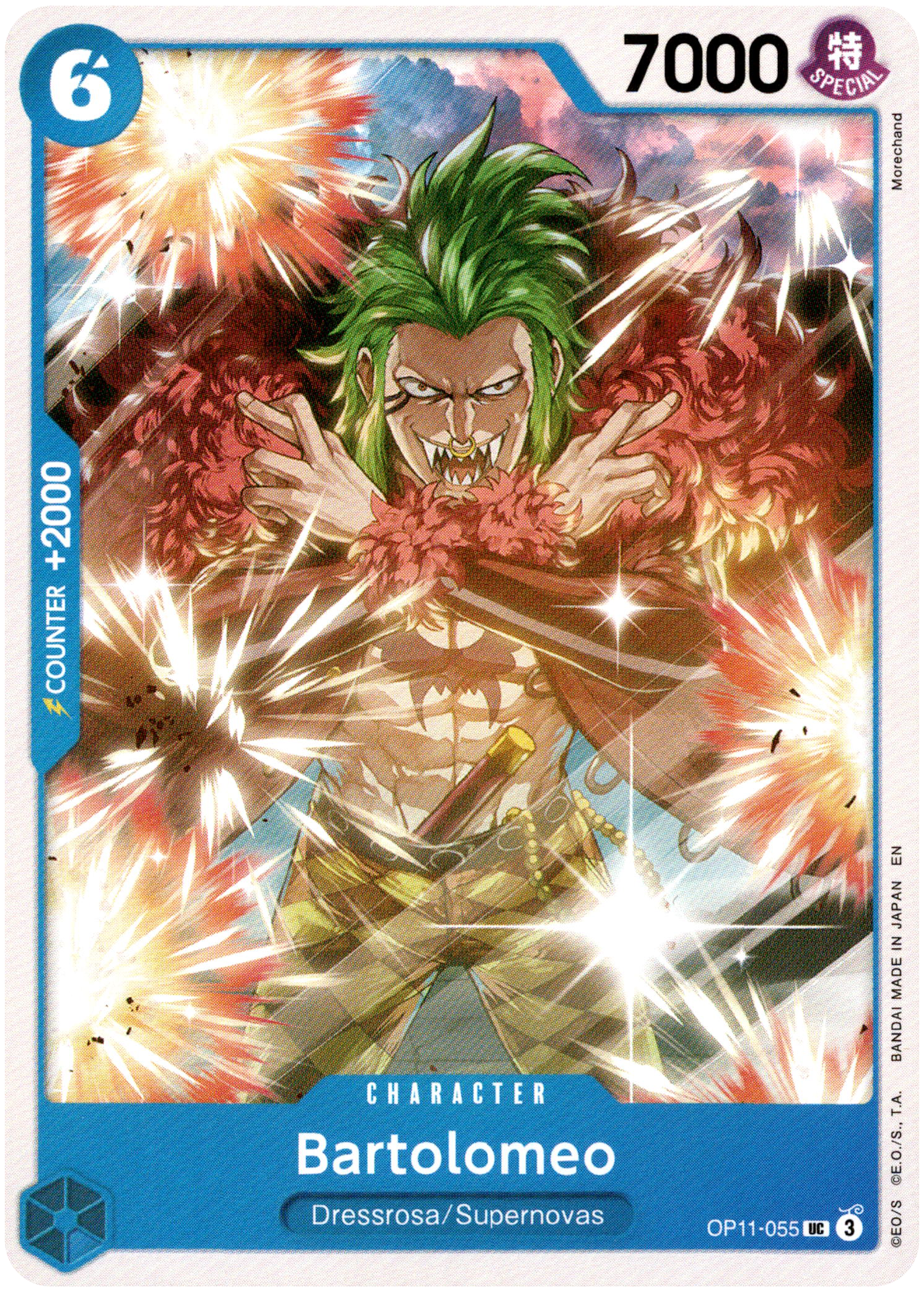 Bartolomeo - OP11-055 UC - A Fist of Divine Speed - Card Cavern