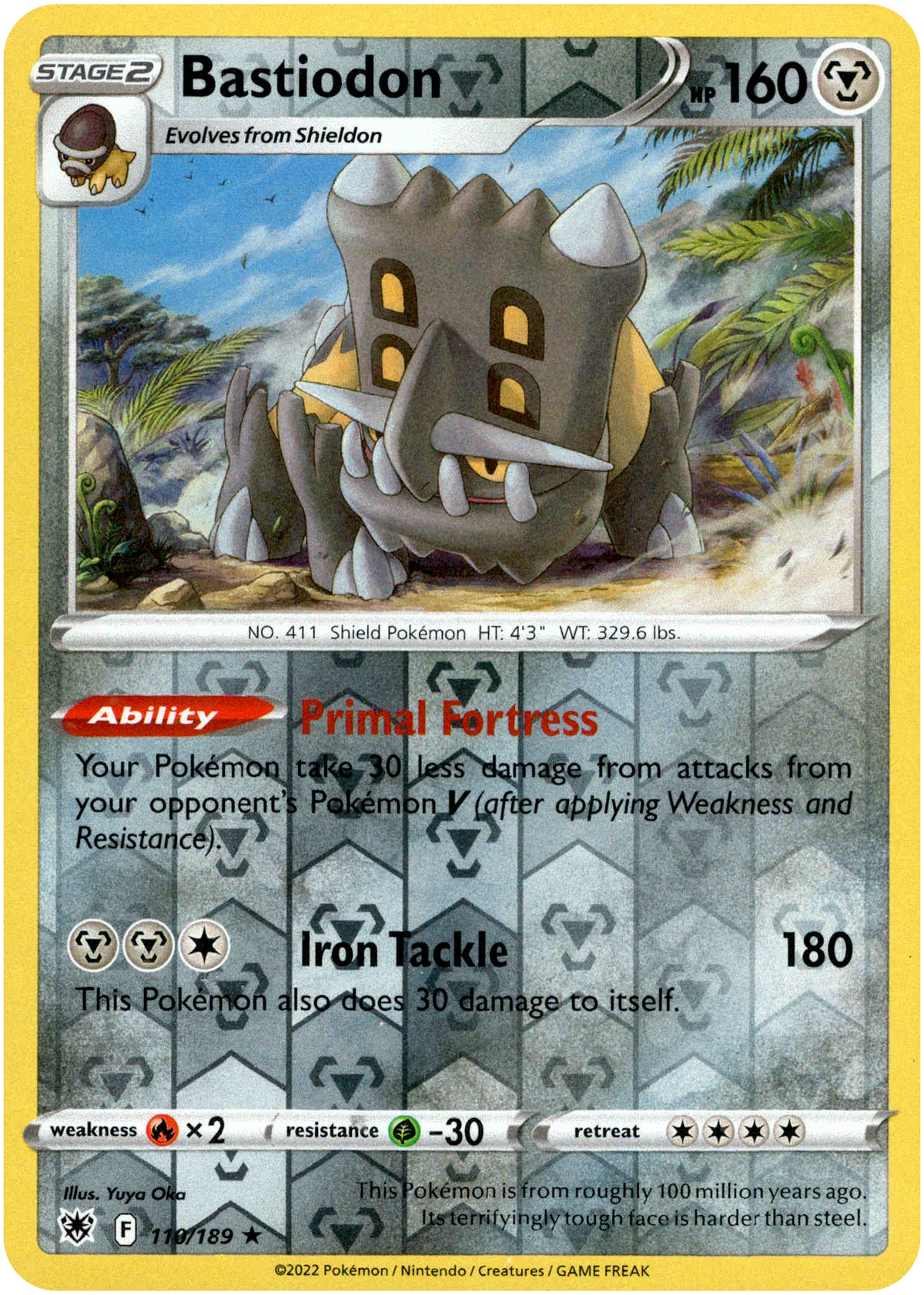 Bastiodon - 110/189 - Astral Radiance - Reverse Holo - Card Cavern