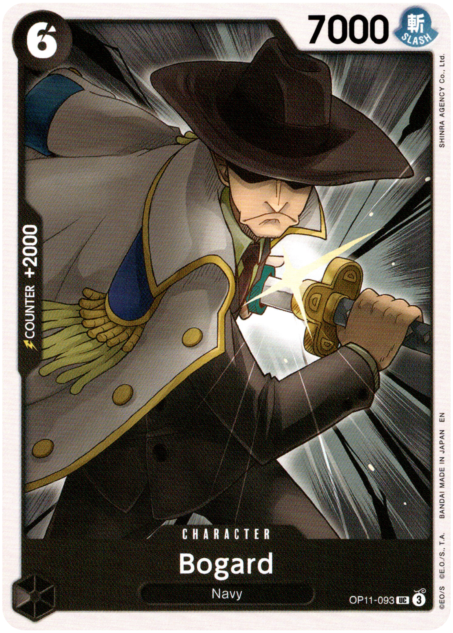 Bogard - OP11-093 UC - A Fist of Divine Speed - Card Cavern