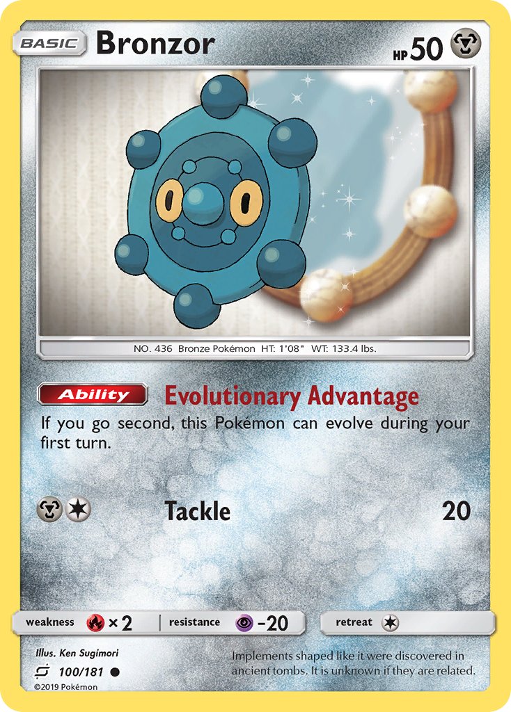 Bronzor - 100/181 - Team Up - Card Cavern