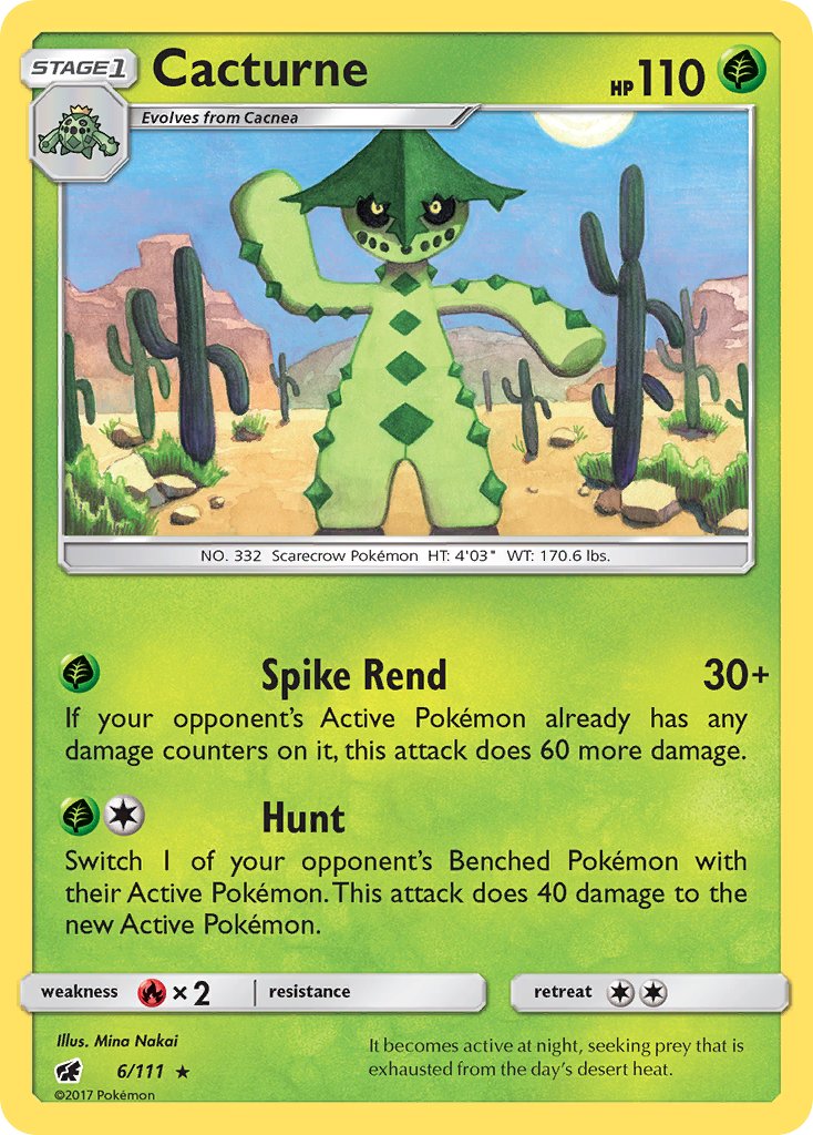 Cacturne - 6/111 - Crimson Invasion - Card Cavern