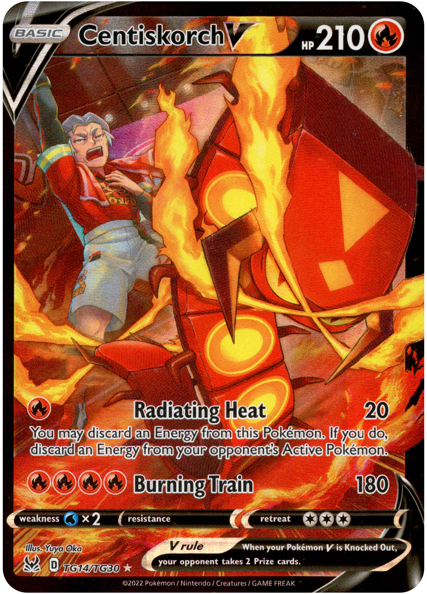 Centiskorch V - TG14/TG30 - Lost Origin - Holo - Card Cavern