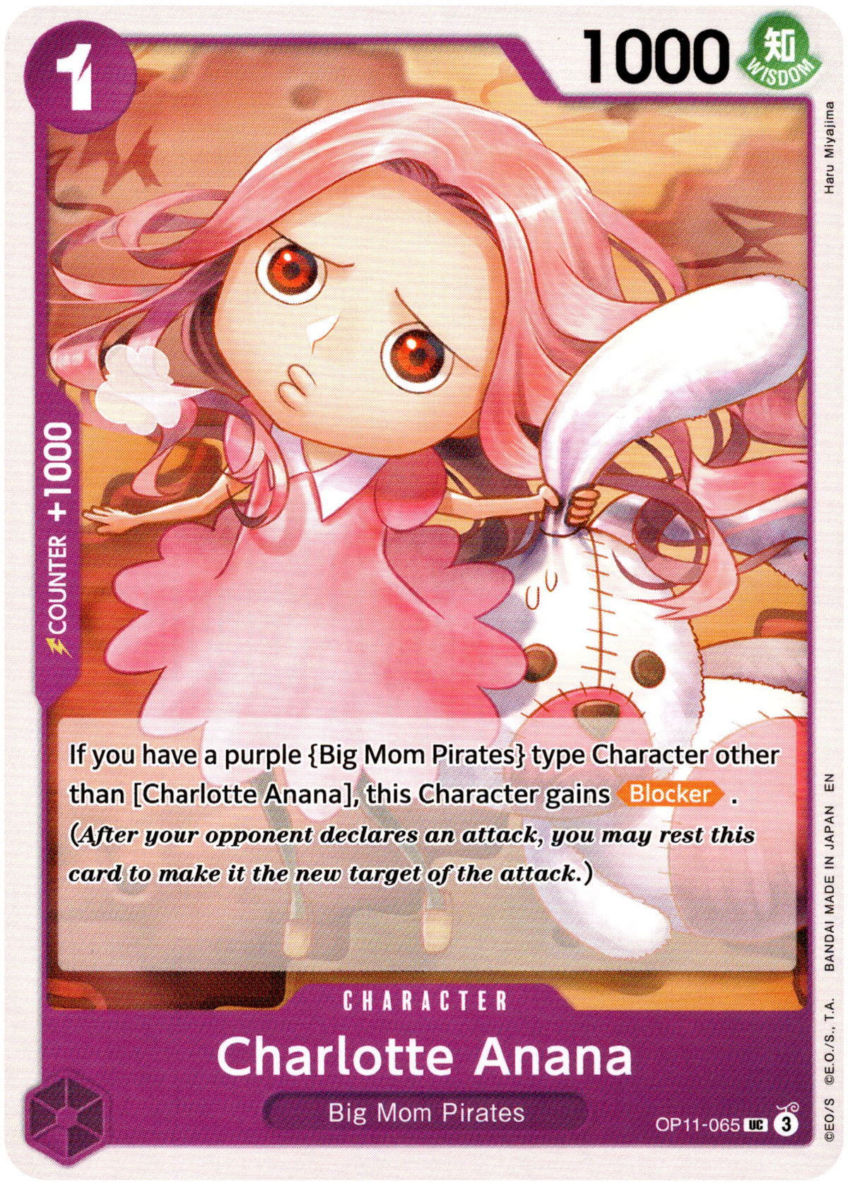Charlotte Anana - OP11-065 UC - A Fist of Divine Speed - Card Cavern