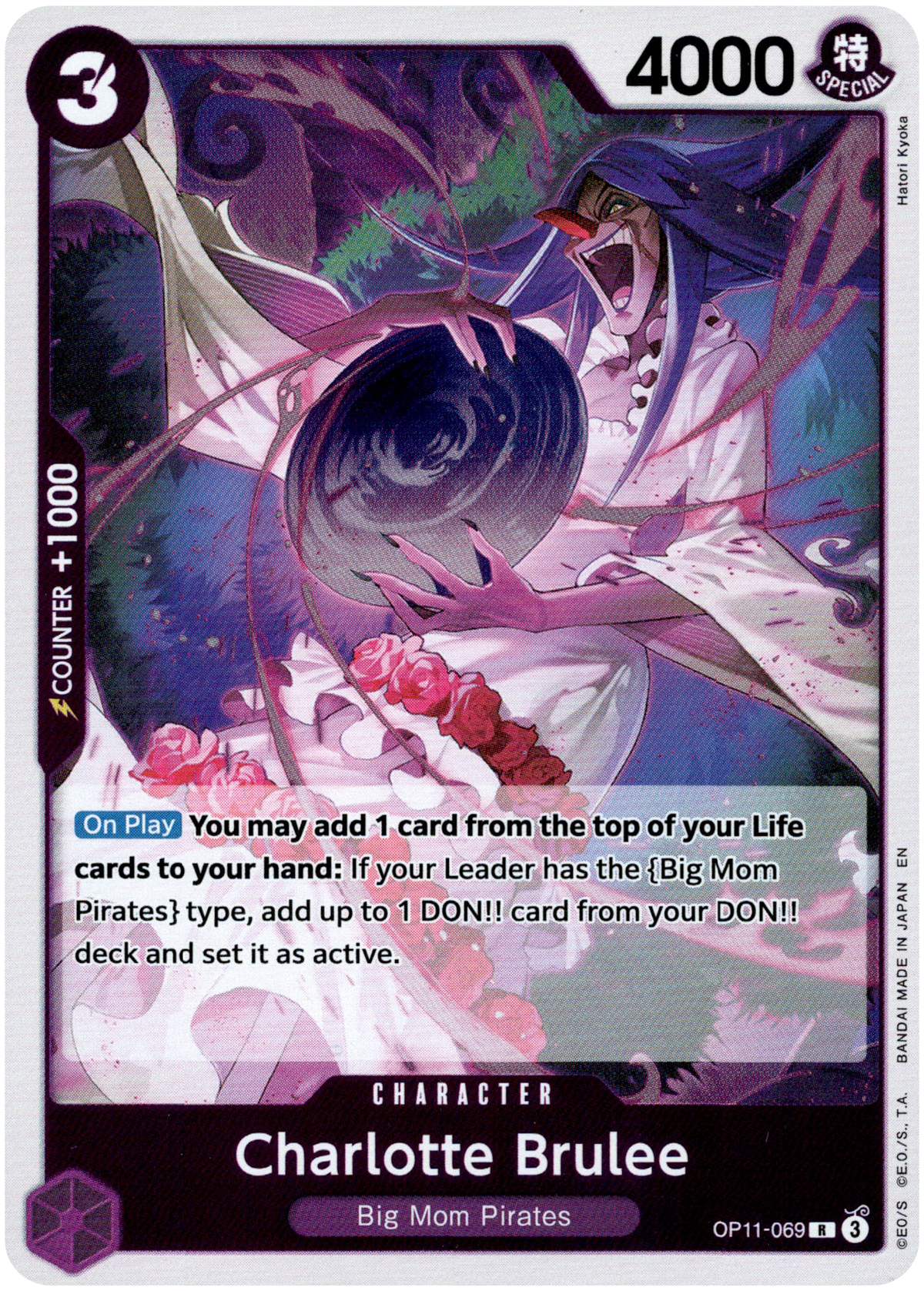 Charlotte Brulee - OP11-069 R - A Fist of Divine Speed - Foil - Card Cavern
