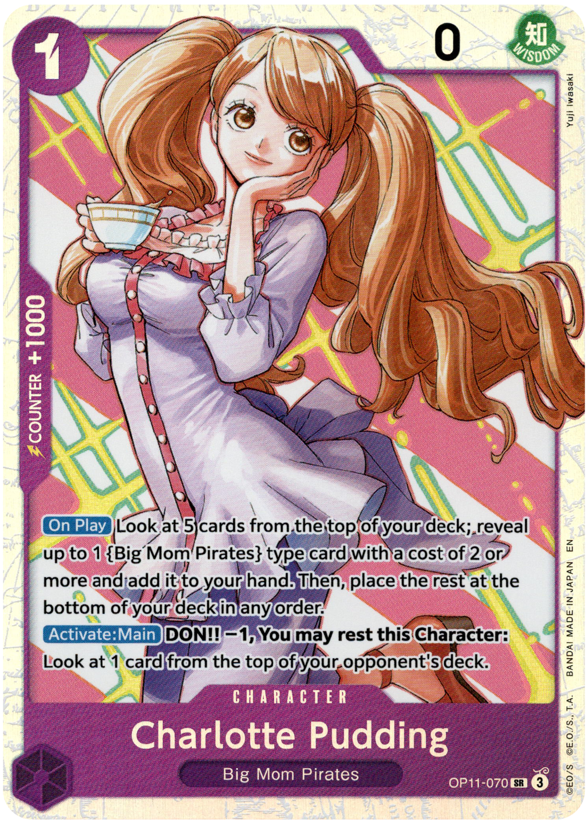 Charlotte Pudding - OP11-070 SR - A Fist of Divine Speed - Foil - Card Cavern