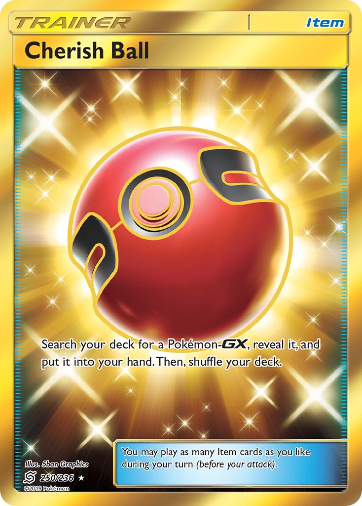 Cherish Ball Secret Rare - 250/236 - Unified Minds - Holo - Card Cavern