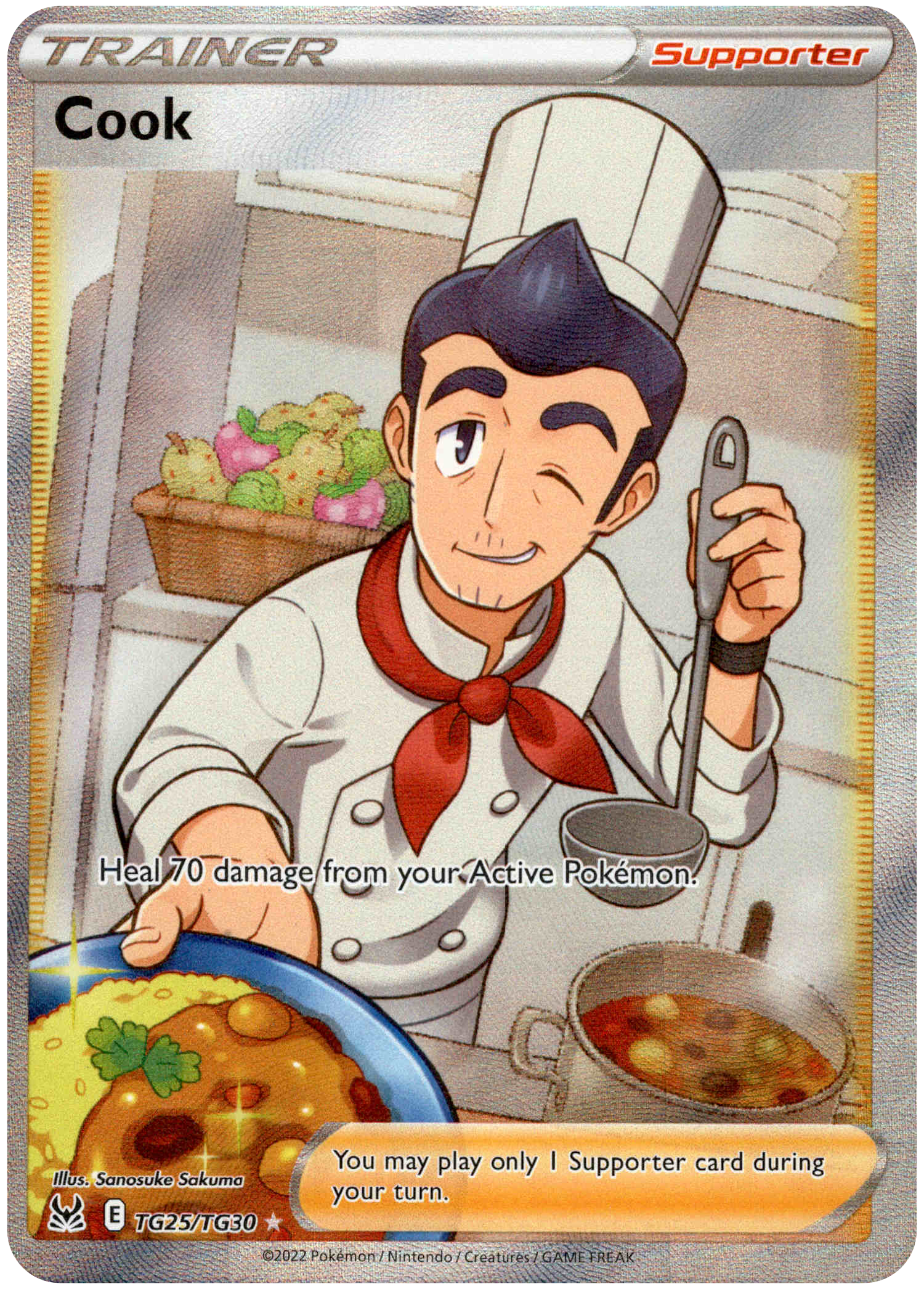 Cook Full Art - TG25/TG30 - Lost Origin - Card Cavern