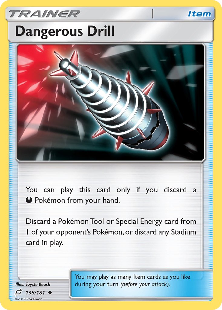 Dangerous Drill - 138/181 - Team Up - Card Cavern