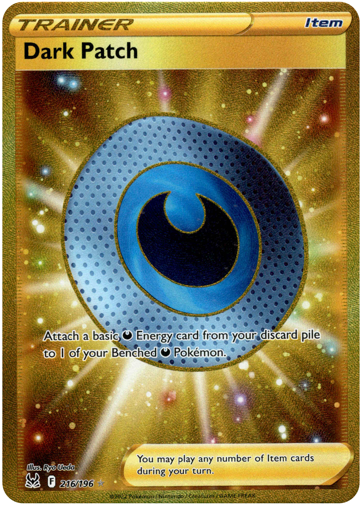 Dark Patch Secret Rare - 216/196 - Lost Origin - Holo - Card Cavern