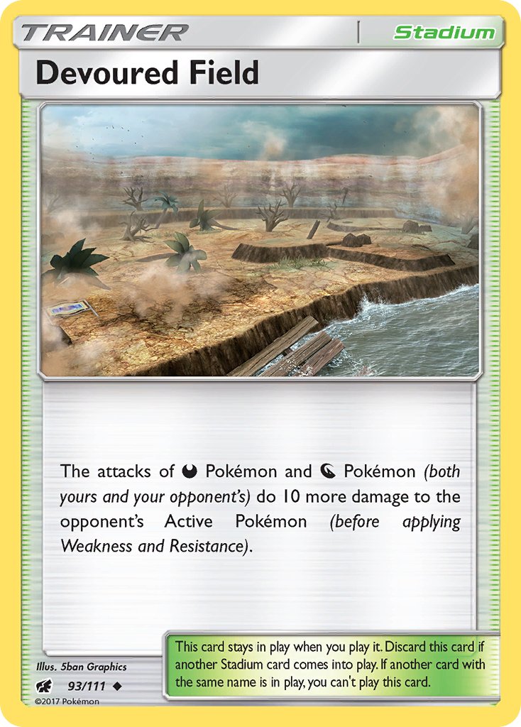 Devoured Field - 93/111 - Crimson Invasion - Card Cavern