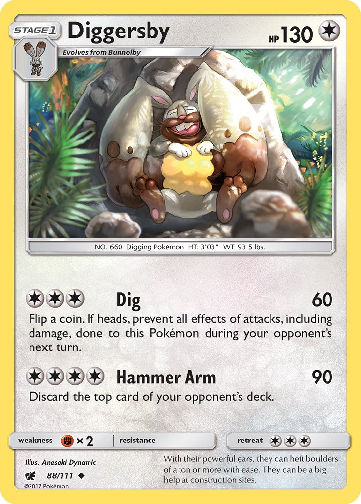 Diggersby - 88/111 - Crimson Invasion - Card Cavern