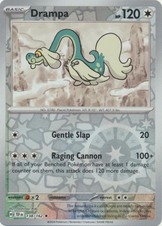 Drampa - 138/162 - Temporal Forces - Reverse Holo - Card Cavern