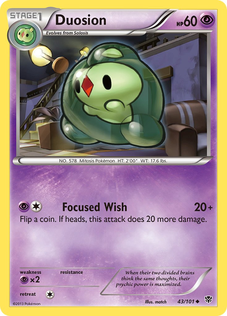 Duosion - 43/101 - Plasma Blast - Card Cavern