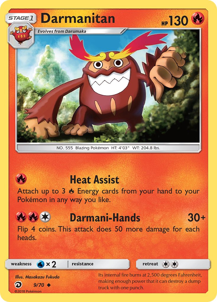Darmanitan - 9/70 - Dragon Majesty - Card Cavern